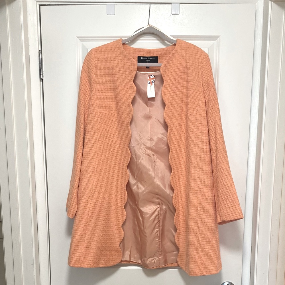 Beautiful light weight boucle coat